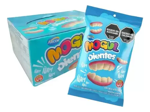 Gomitas Mogul Dientes por 10 unidades de 50 gramos