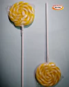 PALETAS DE COLOR AMARILLAS Y BLANCAS PARA CANDY BAR - BOLSA X 15 UNIDADES -