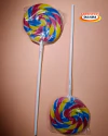PALETAS DE COLOR PAYASITO PARA CANDY BAR - BOLSA X 15 UNIDADES -
