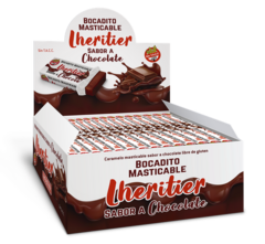 BOCADITO MASTICABLE LHERITIER CHOCOLATE (SIN TACC) - CAJA X 52 UNIDADES -