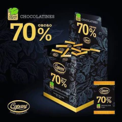 CHOCOLATINES COPANI 70 % CACAO - CAJITA X 50 UNIDADES -