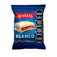 ALFAJOR DE CHOCOLATE BLANCO NEVARES - CAJA x 40 UNIDADES - - comprar online