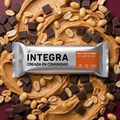 BARRAS PROTEICAS INTEGRA CHOCOLATE CON PASTA DE MANI - CAJA X12 UNIDADES - - comprar online