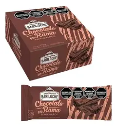 CHOCOLATE EN RAMA SEMIAMARGO BARILOCHE - CAJA X 9 UNIDADES -
