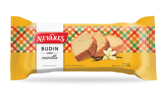 BUDIN SABOR VAINILA NEVARES - UNIDAD X 250 -