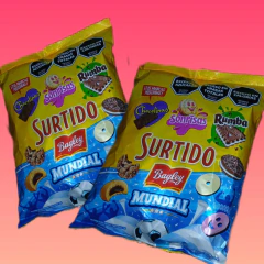 GALLETITAS DULCES SURTIDO BAGLEY EDICION MUNDIAL - PAQUETE X 400 GRAMOS -