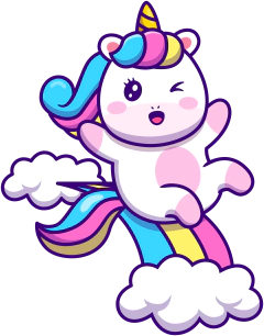 PALETAS DE COLOR UNICORNIO PARA CANDY BAR - BOLSA X 15 UNIDADES - - comprar online