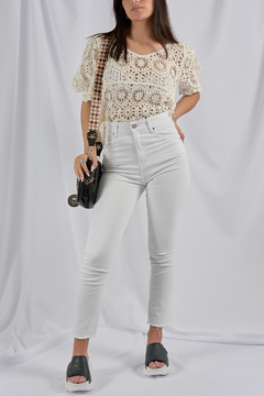 JEANS RECTO BLANCO