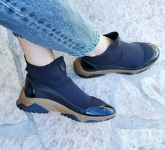 ZAPATILLAS MONACO NEGRO/CARAMELO