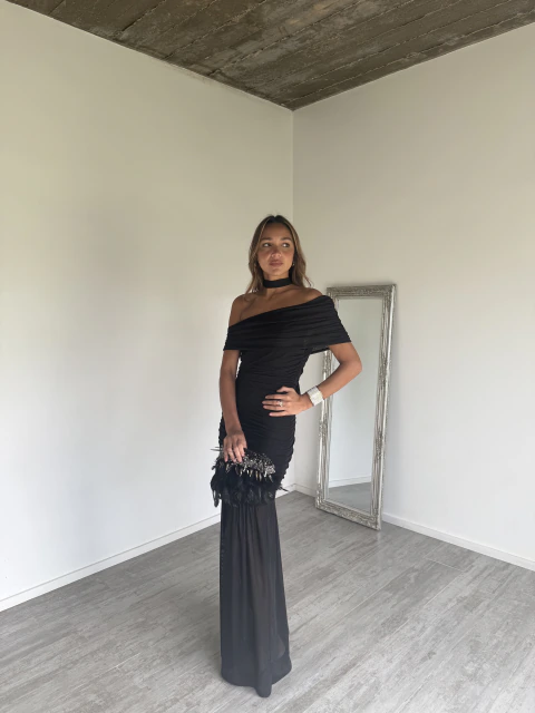 Vestido Delfina Negro