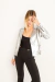 CHAQUETA TURNA PLATEADA - comprar online