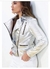 CHAQUETA TURNA PLATEADA - CARTERAS MUJERES DE LINAJE