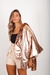 CHAQUETA DENIM CUERO GOLDEN ROSE - comprar online