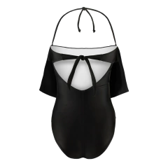 MALLA STRAPLESS CON VOLADO - comprar online