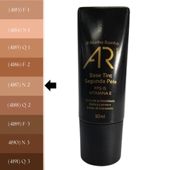 Base Tint Segunda Pele Bege Médio N-2 FPS 15 AR Maquiagem Abelha Rainha 30ml