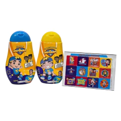 Kit Shampoo + Condicionador Cabelos Cacheados e Ondulados Os Aventureiros Luccas Neto Cia. da Natureza - comprar online