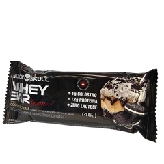 Whey Bar Barra de Proteínas Gourmet Sabor Cookies & Cream Black Skull 45g