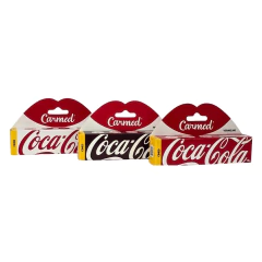 Kit 3 Hidratante Labial Coca Cola Carmed Cimed