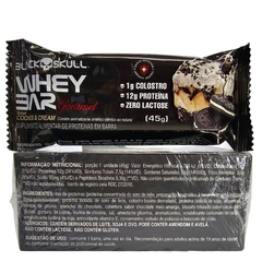 Whey Bar Barra de Proteínas Gourmet Sabor Cookies & Cream Black Skull 45g