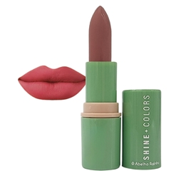 Batom Matte Aveludado Terracota Shine Colors Abelha Rainha 4g