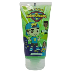 Gel Fixador Para Cabelos Irados! Extrato de Kiwi e Maça Os Aventureiros Luccas Neto Cia. da Natureza 180g