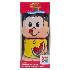 Shampoo 260ml + Condicionador 245ml 4 Bonecos Turma da Mônica Kids Em Bonecos Colecionáveis Cia. da Natureza