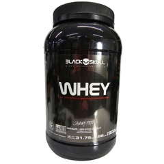 Whey em Pó Suplemento Alimentar de Proteína Sabor Chocolate Black Skull 900g