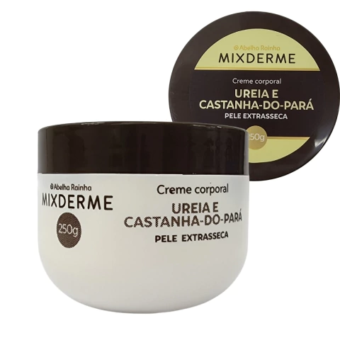 Creme Corporal Pele Extra Seca Com Uréia E Castanha Do Pará Mixderme Abelha Rainha 240g - comprar online