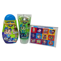 Kit Shampoo 3 em 1 Para Todos os tipos de Cabelos + Gel Fixador Os Aventureiros Luccas Neto Cia. da Natureza - comprar online
