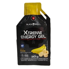 Xtreme Energy Gel Suplemento Alimentar Sabor Banana Black Skull 30g
