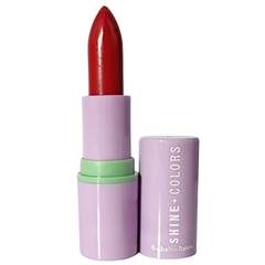 Batom Brilho Intenso Rouge FPS 15 Shine Colors Abelha Rainha 3,7g