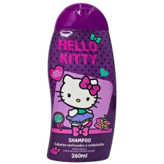 Kit Shampoo + Condicionador Cabelos Cacheados e Ondulados Hello Kitty Cia. da Natureza 260ml