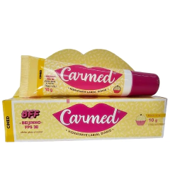 Hidratante Labial Incolor Efeito Gloss Beijinho FPS 30 BFF Carmed Cimed 10g