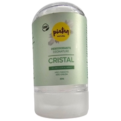 Desodorante Stick Cristal Sem Alumínio Unissex Sem Perfume Vegano Piatan Natural 60g