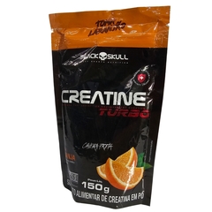 Creatina em Pó Turbo Sabor Laranja Black Skull 150g Refil