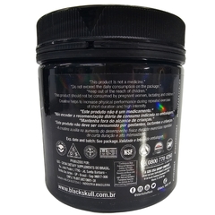Creatina em Pó Suplemento Alimentar Turbo Sabor Limão Black Skull 150g
