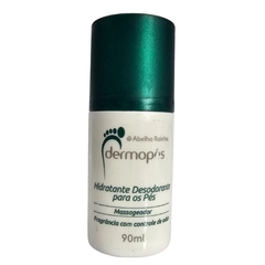 Frasco de 90ml do Hidratante Desodorante para os Pés Massageador da linha Dermopés da Abelha Rainha.