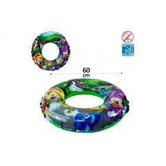 Boia de Cintura Inflável Disney Mickey Aventuras sobre Rodas 56cm Etitoys DYIN-025