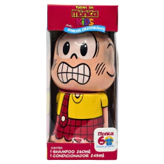 Shampoo 260ml + Condicionador 245ml 4 Bonecos Turma da Mônica Kids Em Bonecos Colecionáveis Cia. da Natureza