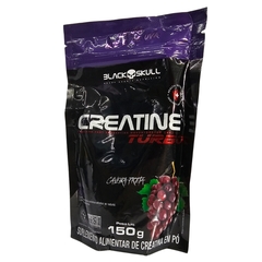 Creatina em Pó Turbo Sabor Uva Black Skull 150g Refil