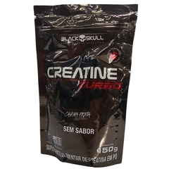 Creatina em Pó Turbo Sem Sabor Black Skull 150g Refil