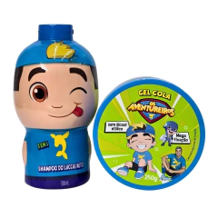 Shampoo 3 em 1 3D Todos os Tipos de Cabelos + Gel Cola Os Aventureiros Luccas Neto Cia. da Natureza - comprar online