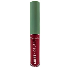 Batom Vinil Vermelho Disco Shine Colors Abelha Rainha 3,5g