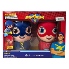 Shampoo + Condicionador 3D Os Aventureiros Luccas Neto e Gi Cia. da Natureza