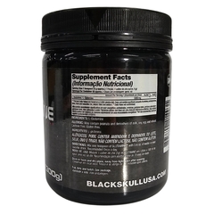 Glutamina em Pó Suplemento Alimentar Sem Sabor Black Skull 300g