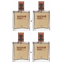 Kit 4 Deo Colônia Spray Masculina Madeira do Oriente Gold Abelha Rainha 50ml