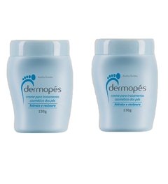 Kit 2 Creme Para Tratamento dos Pés Hidrata e Restaura Dermopés Abelha Rainha 230g