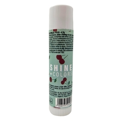 Lip Balm Hidratante Labial Com Cor Cereja FPS 15 Shine Colors Abelha Rainha 4,7g