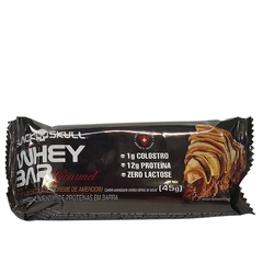 Whey Bar Barra de Proteínas Gourmet Sabor Torta de Chocolate & Creme de Amendoim Black Skull 45g
