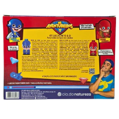 Shampoo + Condicionador 3D Os Aventureiros Luccas Neto e Gi Cia. da Natureza - loja online